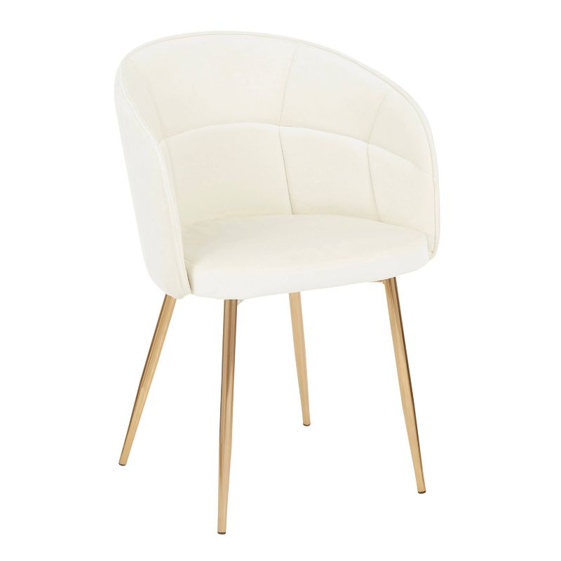 Lindsey Contemporary Chair Gold - LumiSource, 1 of 12