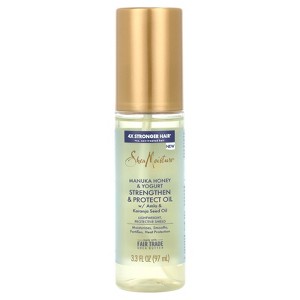 SheaMoisture Strengthen & Protect Oil, Manuka Honey & Yogurt, 3.3 fl oz (97 ml) - 1 of 2