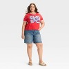 Women's Puerto Rico Short Sleeve Graphic Baby T-Shirt - Red - 3 of 3