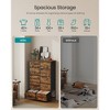 10-Drawer Storage Dresser - Steel Frame Organizer with Non-Woven Fabric Drawers, Multi-Use Chest for Bedroom/Entryway, Rustic Brown - 2 of 4