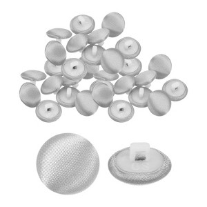 Unique Bargains Bridal Wedding Dress Suit DIY Satin Shiny Sewing Buttons 30 Pcs - 1 of 4