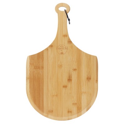 12-Inch Natural Bamboo Pizza Peel with Handle