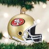 Old World Christmas Blown Glass Ornament for Christmas Tree, San Francisco 49ers Helmet - 2 of 3