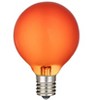 Novelty Lights 25 Pack RetroGlo G40 LED Filament Bulbs, E12/C7 Candelabra Base Outdoor String Light Replacement Bulbs - 3 of 4