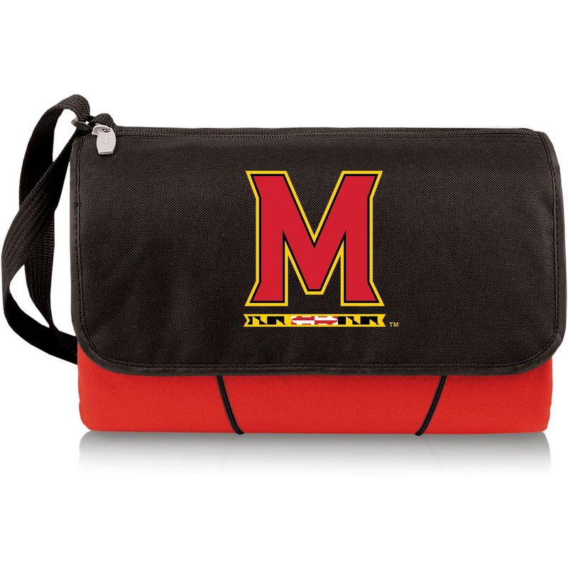 NCAA Maryland Terrapins Blanket Tote Outdoor Picnic Blanket - Red, 1 of 6