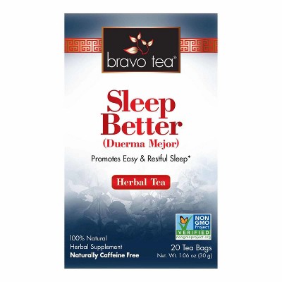 Bravo Teas & Herbs Sleep Better Tea - 1 Box/20 Bags
