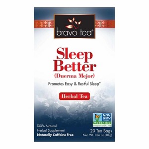 Bravo Teas & Herbs Sleep Better Tea - 1 Box/20 Bags - 1 of 2