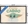 Trends International Star Wars: The Mandalorian - Grogu Precious Cargo Framed Wall Poster Prints - 3 of 4