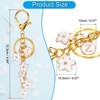 Unique Bargains  Metal Small Beautiful Personalized Flower Keychain for Handbag Purse - 2 of 4