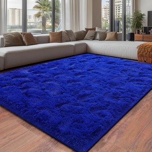 LOVEVOOK 9x12 Feet Large Area Rugs for Living Room Bedroom, Fluffy Shag Rugs, Modern Indoor Floor Carpet for Home Decor Aesthetic - 1 of 4