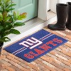 Evergreen NFL New York Giants Embossed Mat Cross Hatch Indoor and Outdoor Doormat - 2 of 2