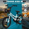 Infans 16" Kid’s Bike w/Removable Training Wheels & Basket for 4-7 Years Old White - 4 of 4