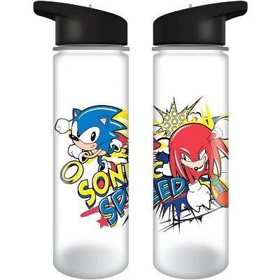 Just Funky Sonic The Hedgehog Sticker Bomb Large Plastic Water Bottle
