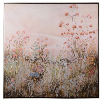 Salome Path of Wildflowers Unframed Wall Canvas - StyleCraft