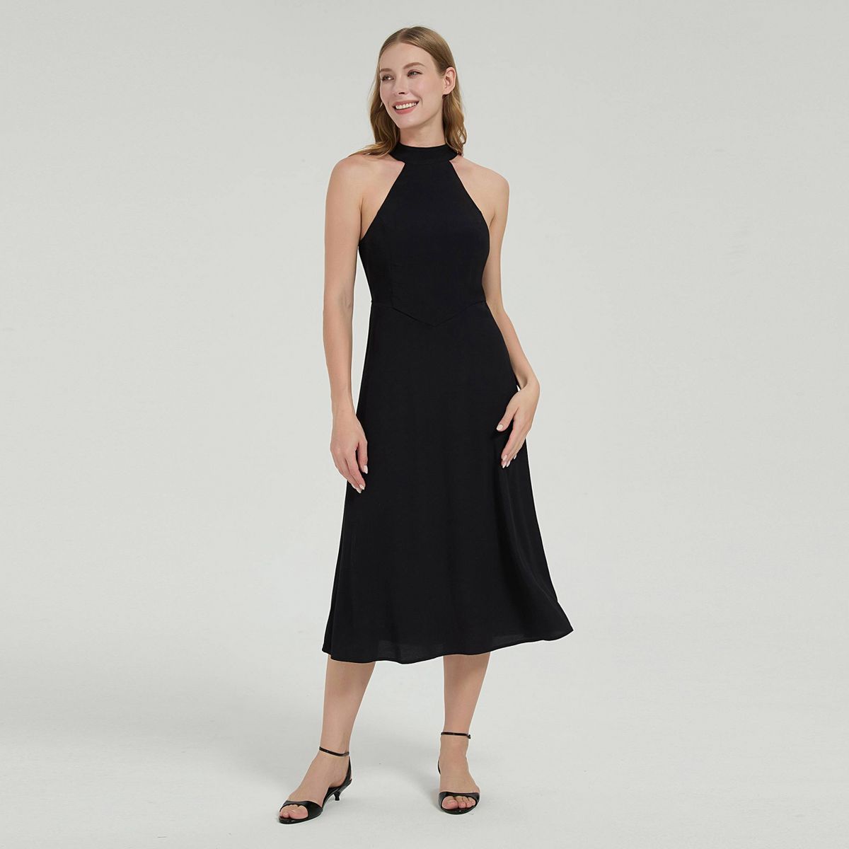 Women's Midi Halter Dress - A New Day™