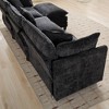 PAGED Cloud Sofa Comfy Double Layer Upholstered Couch with Breathable Chenille Fabric, 1-Seater Sofa for Living Room, Ottoman Not Included - 4 of 4