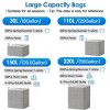 4 Pack Foldable Non Woven Storage Bags Closet Organizers Wardrobe Sorting Baskets - 4 of 4