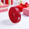 Unique Bargains Gift Wrap Ribbons Polyester Red 179.13"x0.39" 1 Pc - 2 of 4