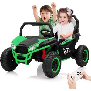 24V  Ride-On UTV for 2 Kids - 400W Electric Truck with Remote Control, 4.5MPH Max Speed, Four-Wheel Suspension & Music - 1 of 4