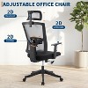 TackView Ergonomic Office Chair, Adjustable Lumbar Support & Headrest, Swivel Task Chair, Rocking Mesh Computer Desk Chair, for Home Office - 4 of 4