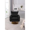NicBex Upholstered Accent Chair with Wood Frame,Classic Linen Swivel Chair for Bedroom,Reading Room - 2 of 4