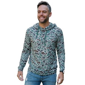Burlebo Men's Long Sleeve Hoodie Sweatshirt - 1 of 2