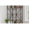Dolonm Industrial Corner Bookshelf, Heavy-Duty Steel Frame & Anti-Tilt Design for Living Room/Office/Garage - 4 of 4