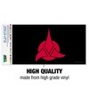 Star Trek Klingon Shield Automotive Bumper Sticker - 3 of 4