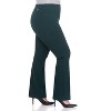 Rekucci Comfort Knit Bootcut Leg Pants for Curvy Women with Tummy Control - 2 of 4