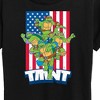 Women's - Teenage Mutant Ninja Turtles - USA Turtles Short Sleeve Graphic T-Shirt - 2 of 4