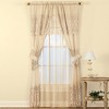 Collections Etc Sheer Lace Curtain and Valance Set - 2 of 2