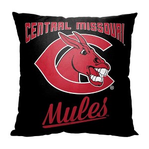 NCAA Central Missouri Mules Alumni Throw Pillow 18x18 Inches - 1 of 2