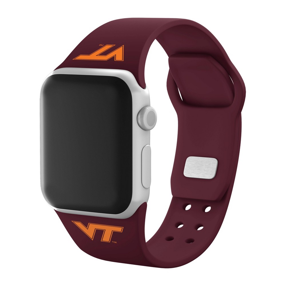 Photos - Watch Strap NCAA Virginia Tech Hokies Silicone Apple Watch Band 42/44/45/49mm