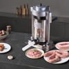 VEVOR Manual Sausage Stuffer, 2 L / 5 LBS Vertical Sausage Machine with G-type Clamp, Food-Grade 304 Stainless Steel Barrel, Silver - 2 of 4