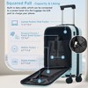 Lyngins 3-Piece Front Opening Luggage Set – 20" Carry on Luggage & 24" Expandable Suitcase with Matching Duffel Bag, USB Port, 360° Spinner Wheels - 4 of 4