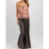Women's LINEN WIDE LEG TROUSER - Mulla - 3 of 4