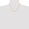 Chisel Stainless Steel Polished Yellow IP-plated 3mm 18" Curb Chain Necklace - 4 of 4