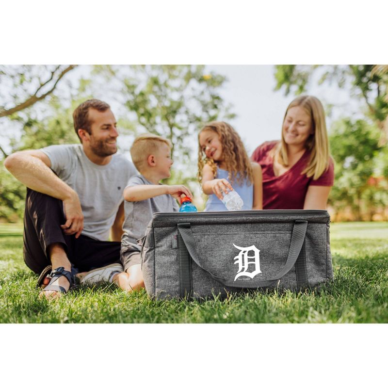 MLB Detroit Tigers 64 Can Collapsible Cooler - Heathered Gray, 5 of 6