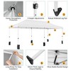 Upgraded 10x20 Pop Up Canopy Tent with 6 Removable Sidewalls, Commercial Heavy Duty Pop Up Canopy Tents 6 Sand Bags, 18 Stakes, White - 4 of 4