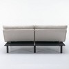 CAVINAS Modern Folding Sofa, Upholstered Convertible Sofa, Versatile 2-in-1 Sofa Bed, Loveseat Sofa with Adjustable Armrests and Backrest - 4 of 4