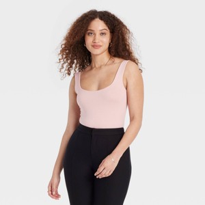 Women's Seamless Tank Bodysuit - A New Day™ - 1 of 4