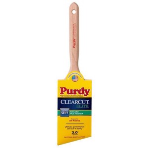 Purdy ClearCut Elite Glide 3 in. Ultra Stiff Angle Trim Paint Brush (Case of 6) - 1 of 1