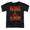 Toddler Boys' Star Trek Discovery Remain Klingon T-Shirt Black - 2 of 4
