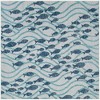 Unique Loom Outdoor Coastal Shoal Fishes Woven Area Rug - 2 of 4