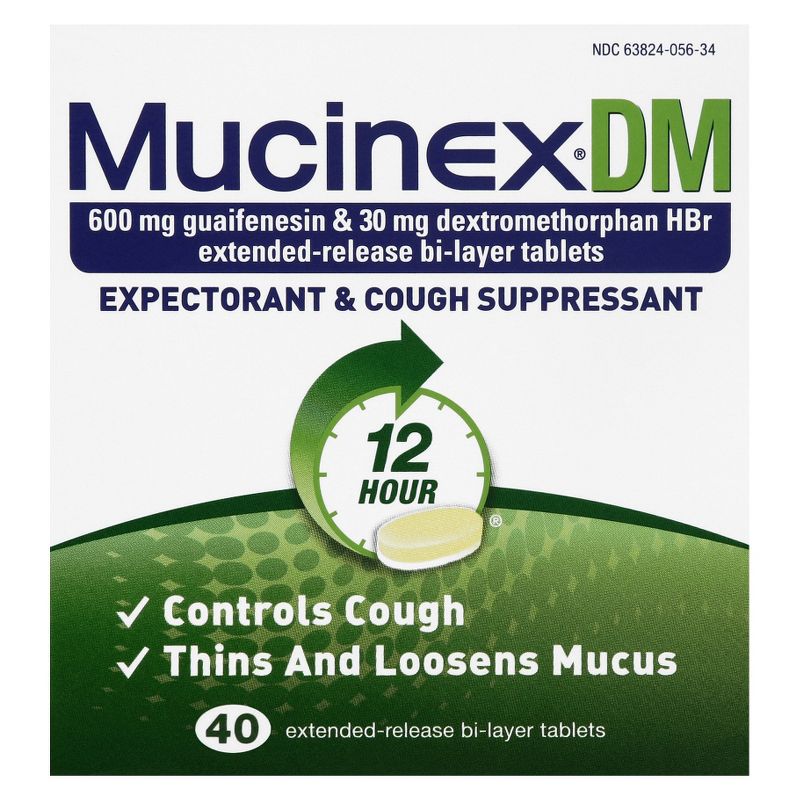  Mucinex DM 12 Hour Cough Medicine - Tablets, 1 of 4