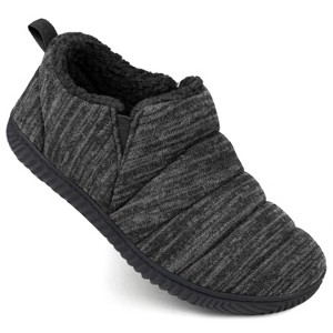 RockDove Men's Damien Quilted Faux Fur Lined Bootie Slipper. - 1 of 4