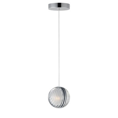 ET2 Lighting Pulse 1 - Light Pendant in  Polished Chrome