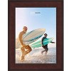 PosterPalooza | Distressed Brown Picture Frame - UV Acrylic, Foam Board Backing, Hanging Hardware - 4 of 4