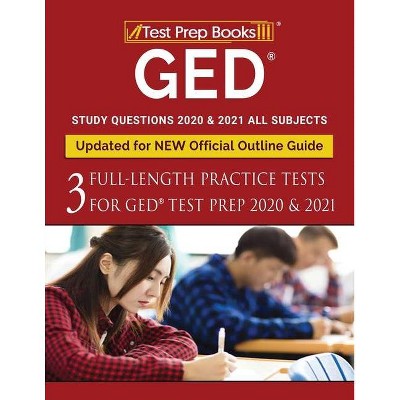 GED Study Questions 2020 & 2021 All Subjects - by  Test Prep Books (Paperback)