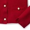 Hope & Henry Girls' Milano Stitch Cardigan, Infant - 3 of 3